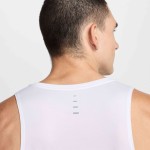 M NK DFADV STRIDE TANK WHITE