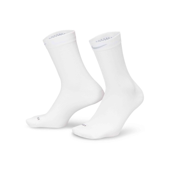 U NK LTWT RUN CREW 1PR - 200 WHITE/BLACK