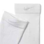 U NK LTWT RUN CREW 1PR - 200 WHITE/BLACK