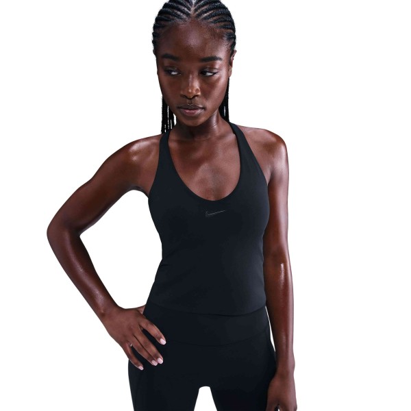 W NK DF UNVRSA MS BRA TANK BLACK/ANTHRA