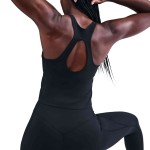 W NK DF UNVRSA MS BRA TANK BLACK/ANTHRA