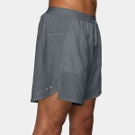 M NK DF STRIDE 7IN BF SHORT SMOKE GREY