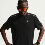 M NK DF UV MILER SS BLACK/BLACK