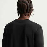 M NK DF UV MILER LS TOP BLACK