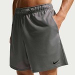 M NK DF FLEX 7IN SHORT K SMOKE GREY