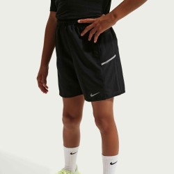 NIKE KIDS DF MILER SHORT BLACK/REFLECTIVE SILV