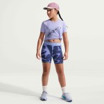 NIKE KIDS G NP DF 3 SHORT AOP VNR LIGHT THISTLE