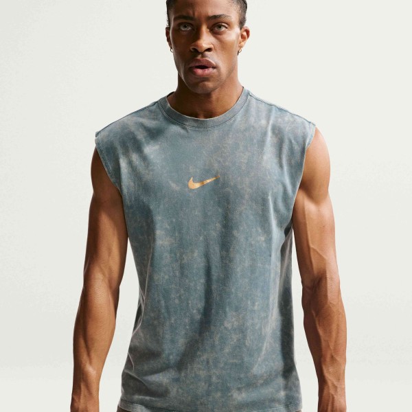 M NK TEE LSE SL TRAIN HRD WRK GREY