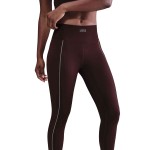 W NK DF ONE HR TIGHT PE BURGUNDY CRUSH