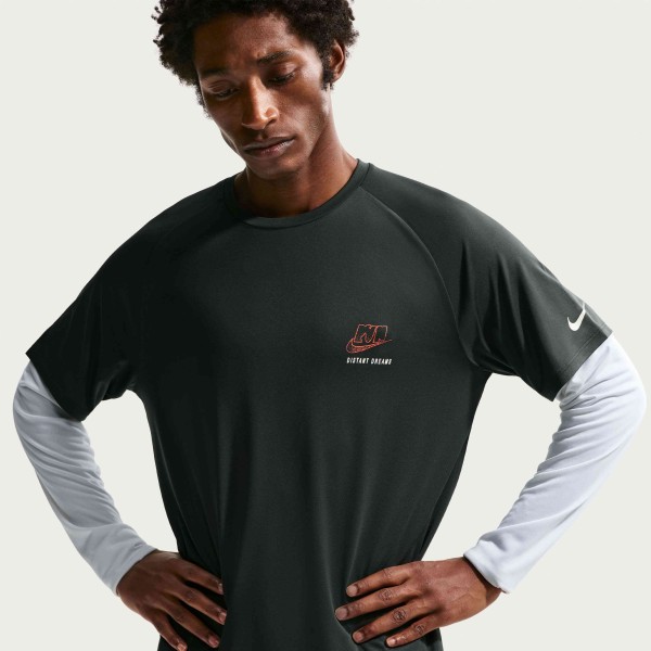 M NK DFADV STRIDE DST DRMS SS BLACK