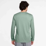 M NK DF TEE STD LS FLEX GREEN