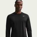 M NK DF TEE STD LS FLEX BLACK