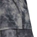 ADIDAS WORKOUT ESSENTIALS ALL OVER-PRINT TEE BLACK