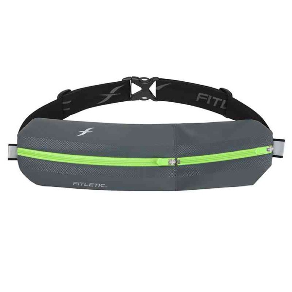 FITLETIC BOLT DOUBLE POCKET RUNNING BK GY/GR