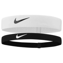 NIKE FLEX HEADBAND 2PK BLACK/WHITE/BLACK
