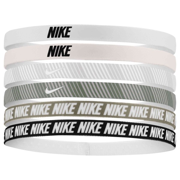 NIKE FLEX CLASSIC HEADBANDS 6P LIGHT-PINK/LIGHTARMY/WHI