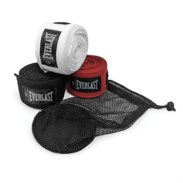 JUEGO DE 3 VENDAS DE BOX EV. 120" BK/WT/RD JUEGO DE 3 VENDAS DE BOX EV. 120" BK/WT/RD