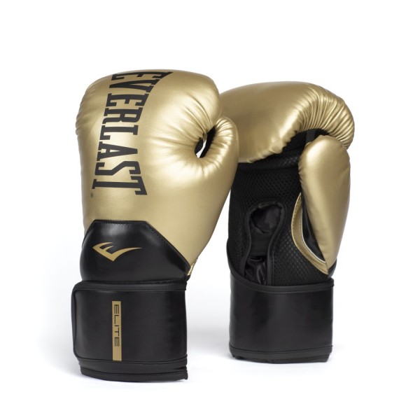 GUANTE DE BOXEO EVERLAST ELITE 2 8OZ GL/BK