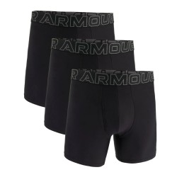 UA TECH 6 SOLID 3 PACK BK